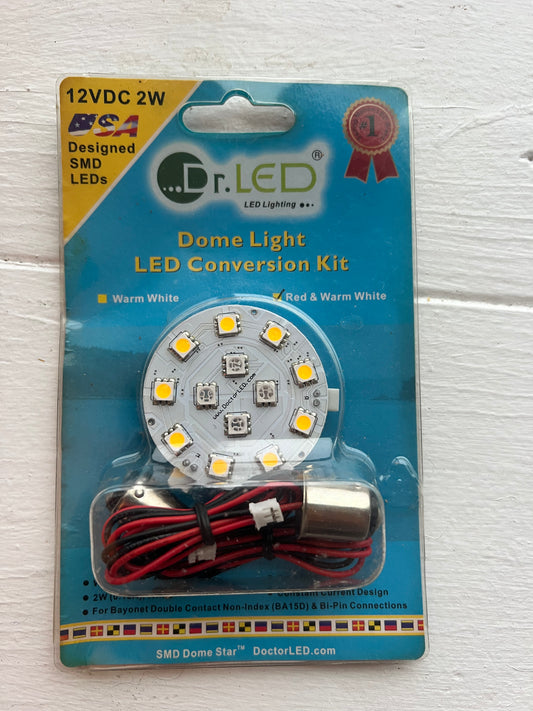 DR LED 12VDC 2W Dome Light LED Conversion Kit