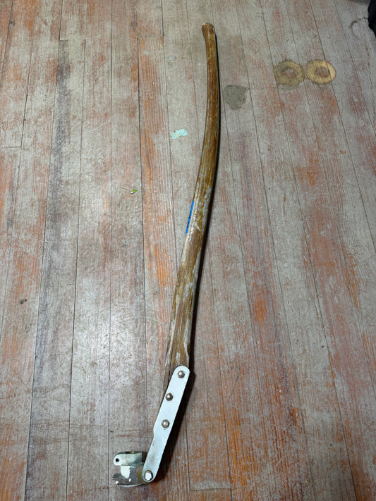 49" Slightly Curved Tiller Handle - Bronze Hardware - Pearson Ariel 26-- #22