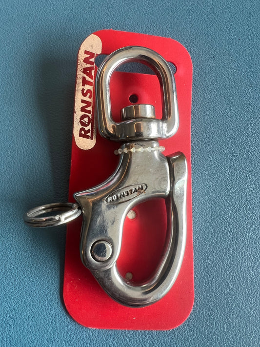 Ronstan RF6210  Swiveling Small Bail Snap Shackle 92mm