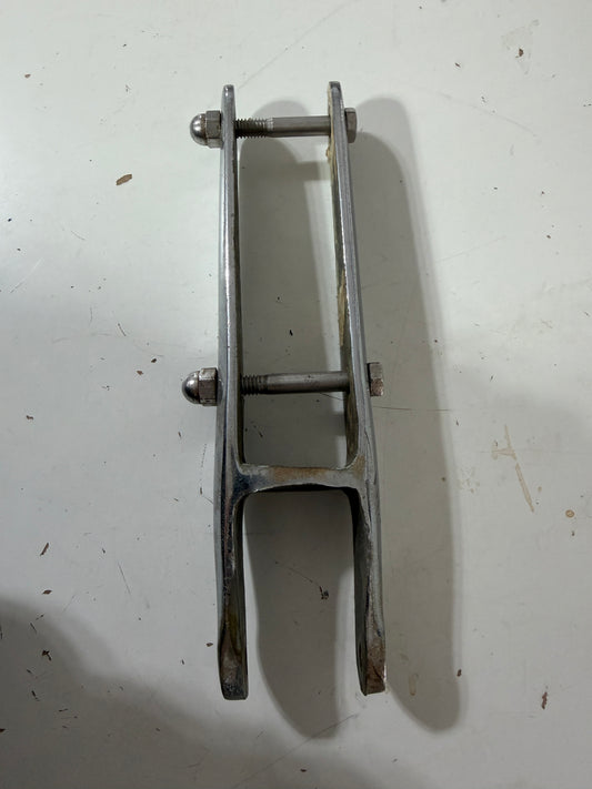 Chromed Bronze Tiller Strap - 1 7/16" Width -- #11