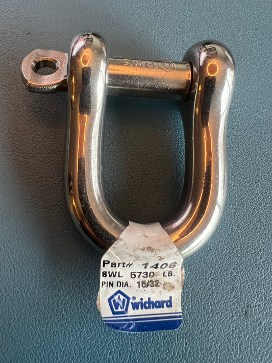 Wichard Captive Pin D Shackles, 15/32" NEW