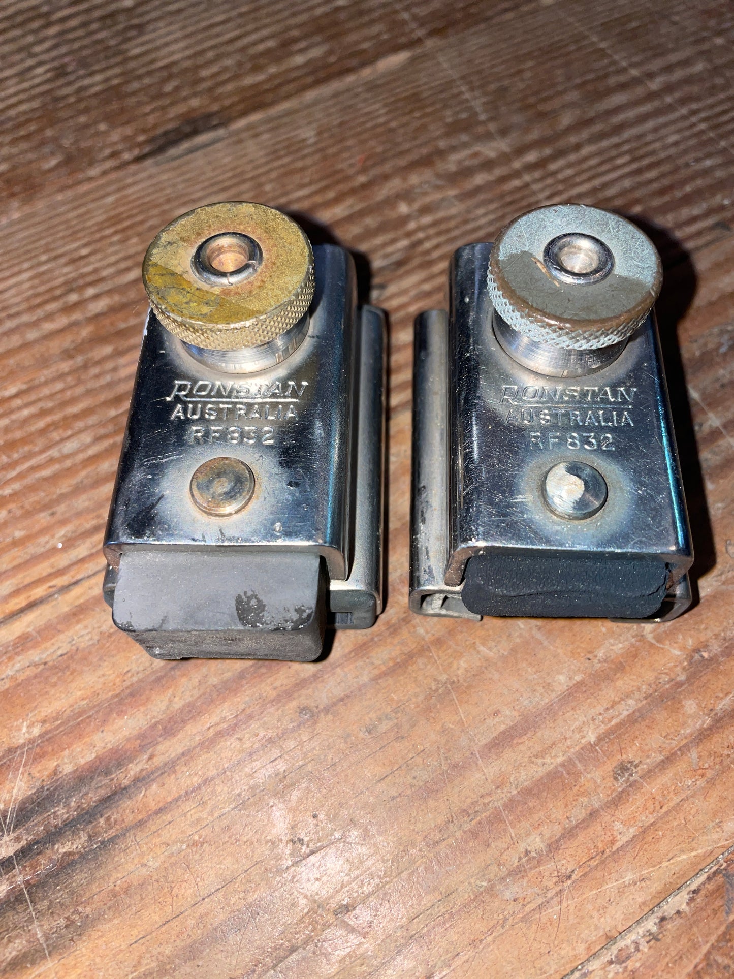 PAIR Ronstan 1 1/4” Pull Top Track Ends