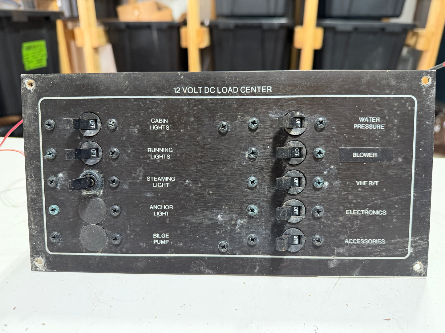 12VDC Load Center Panel - Pearson 27