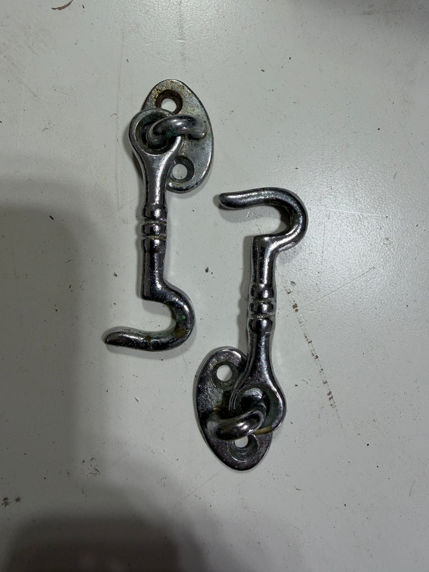 PAIR 3" Door Hooks