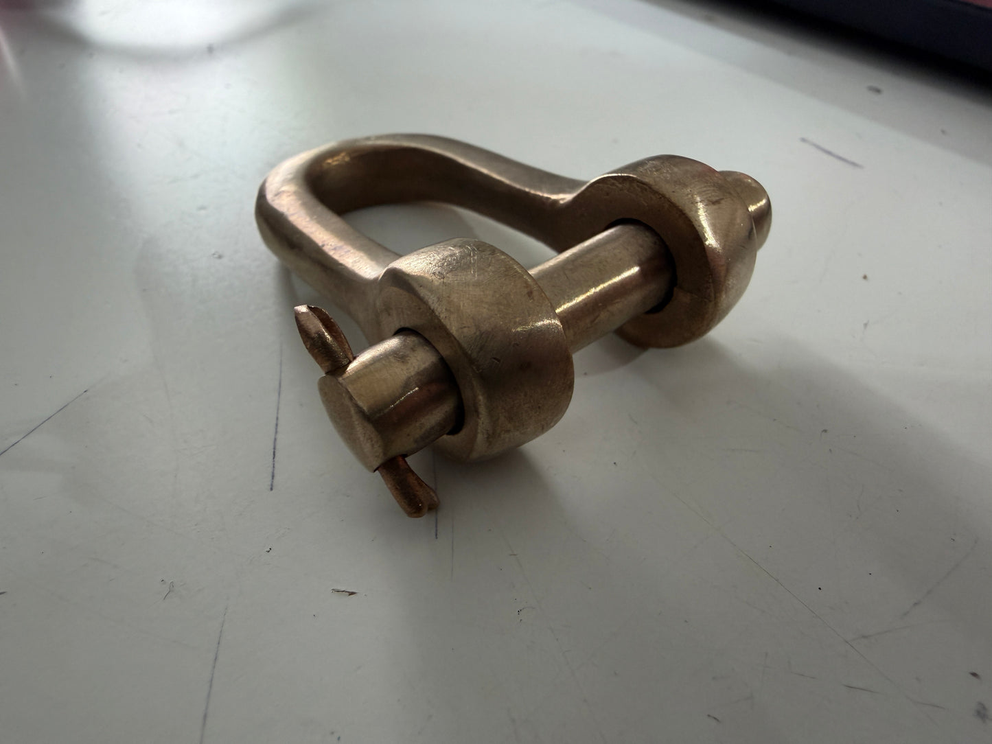 Bronze Elongated Shackle - 5/16"