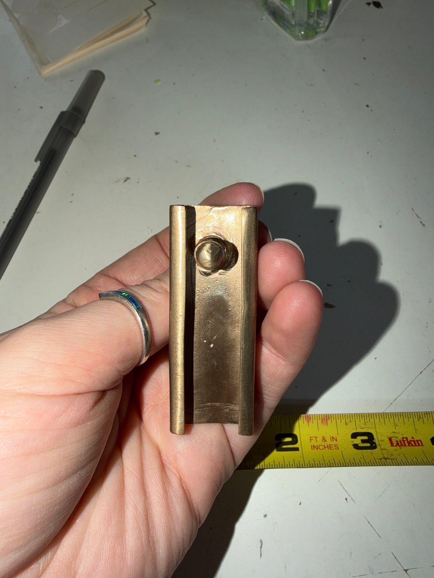 Small Bronze 5/8" Track Car - Twist Top