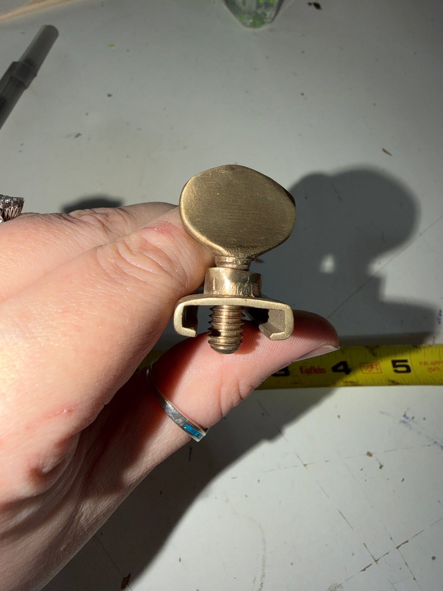 Small Bronze 5/8" Track Car - Twist Top
