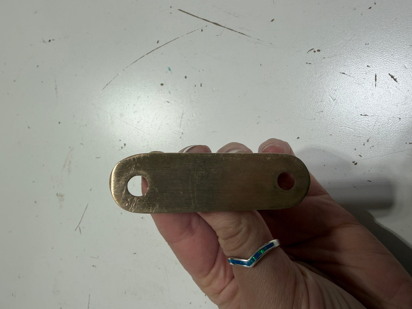 Bronze Pad Eye - 2 7/8" LONG x 1/2" EYE