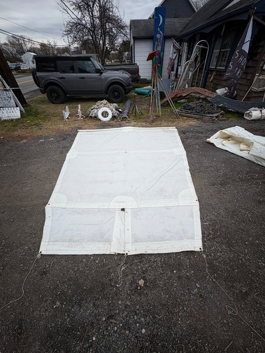 Tartan 34C White Sail Material Shade - 11'10" Total Length