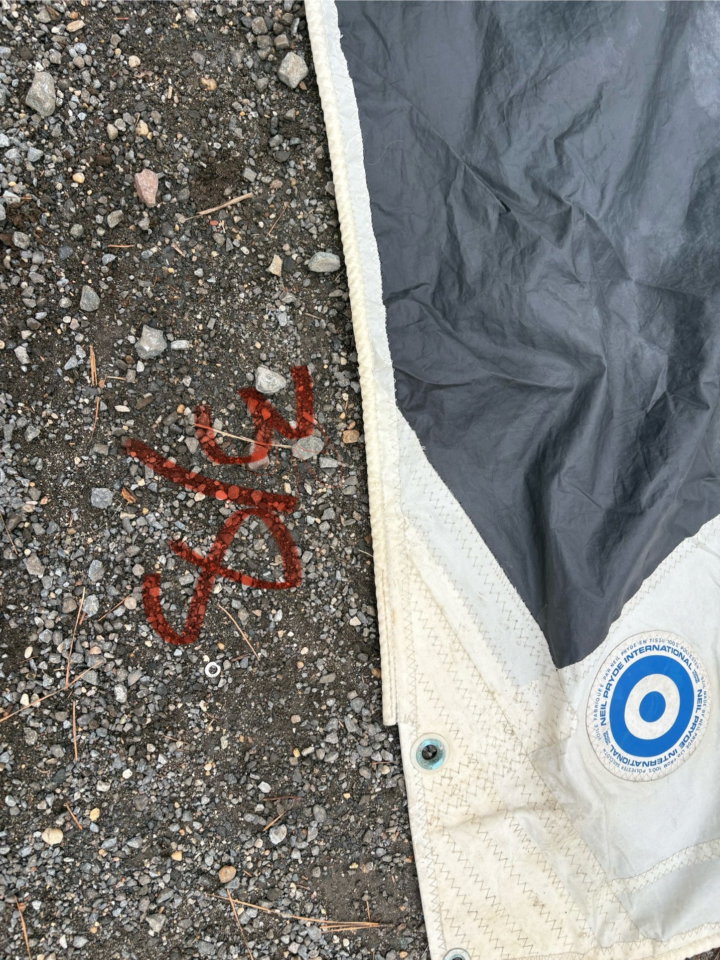 Catalina 34 Main Sail - Luff 19'8" x Leech 21'6" x 9'2"