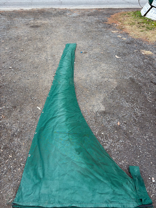12'10" Green Mainsail Cover