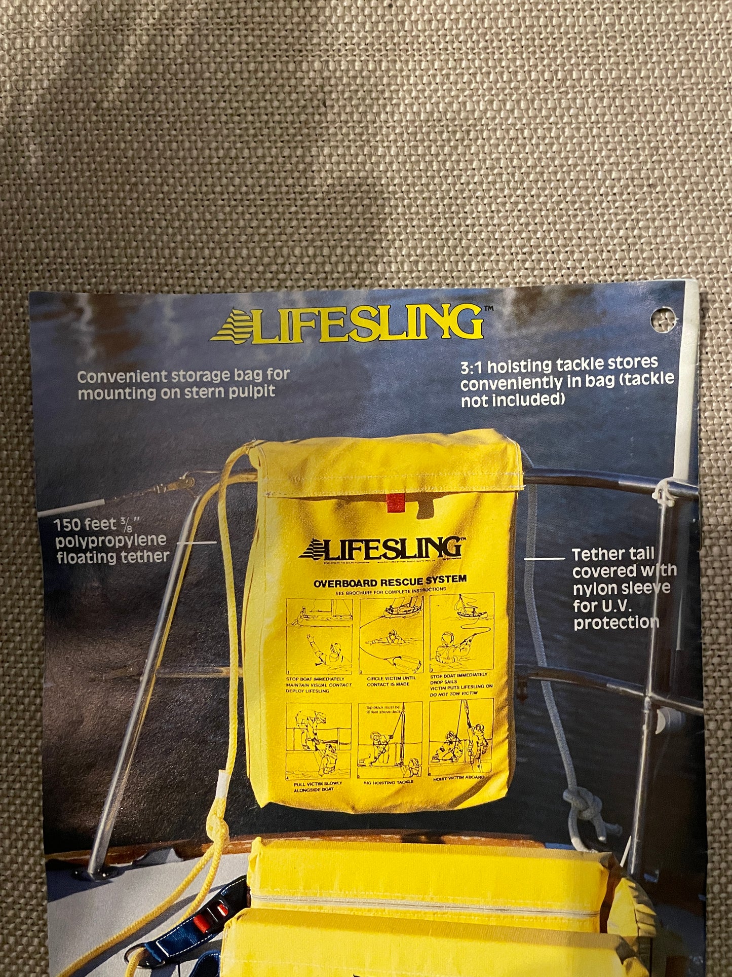 Lifesling Overboard Rescue System- LIKE NEW