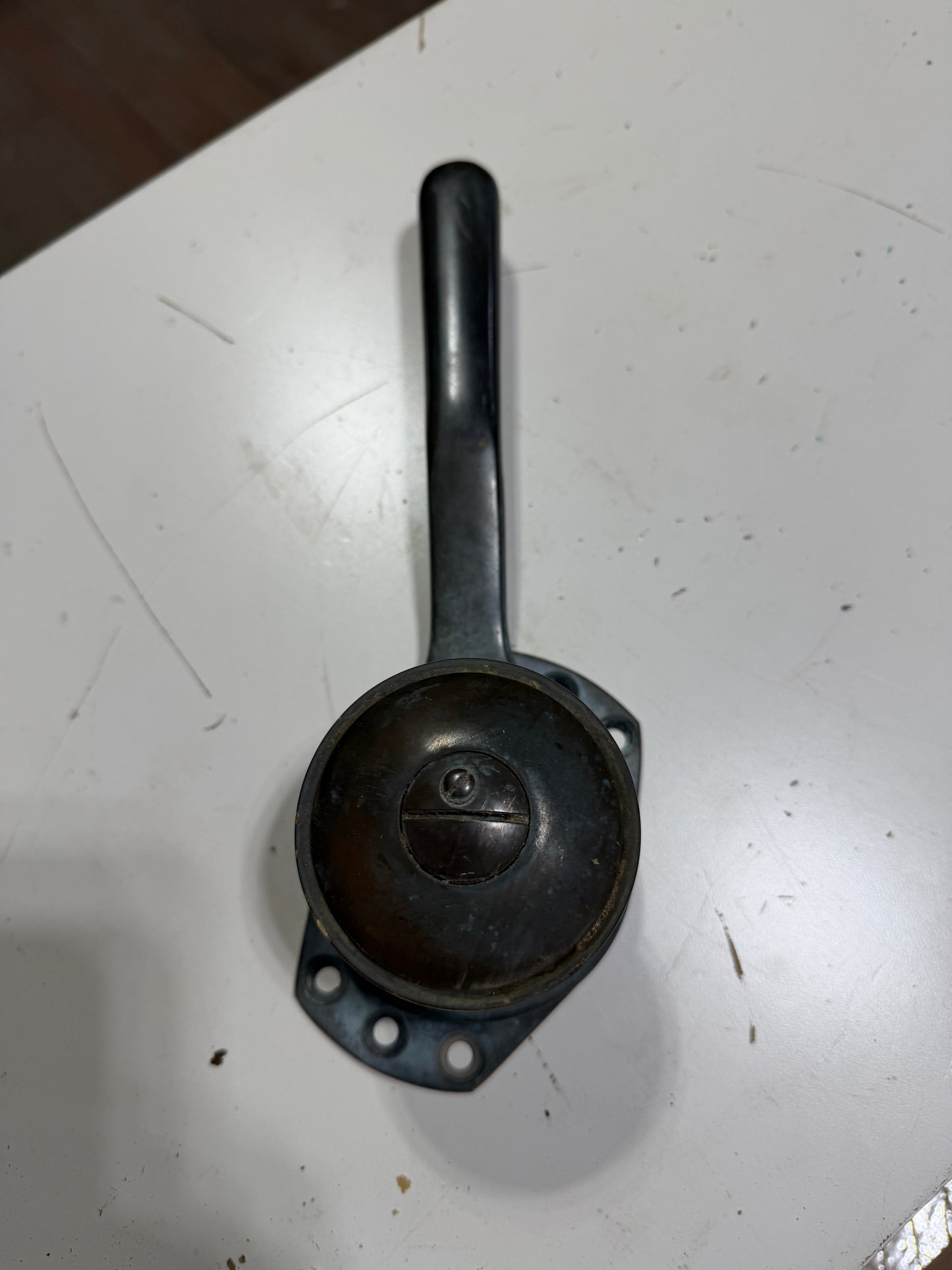 Vintage Solid Bronze Mast Winch