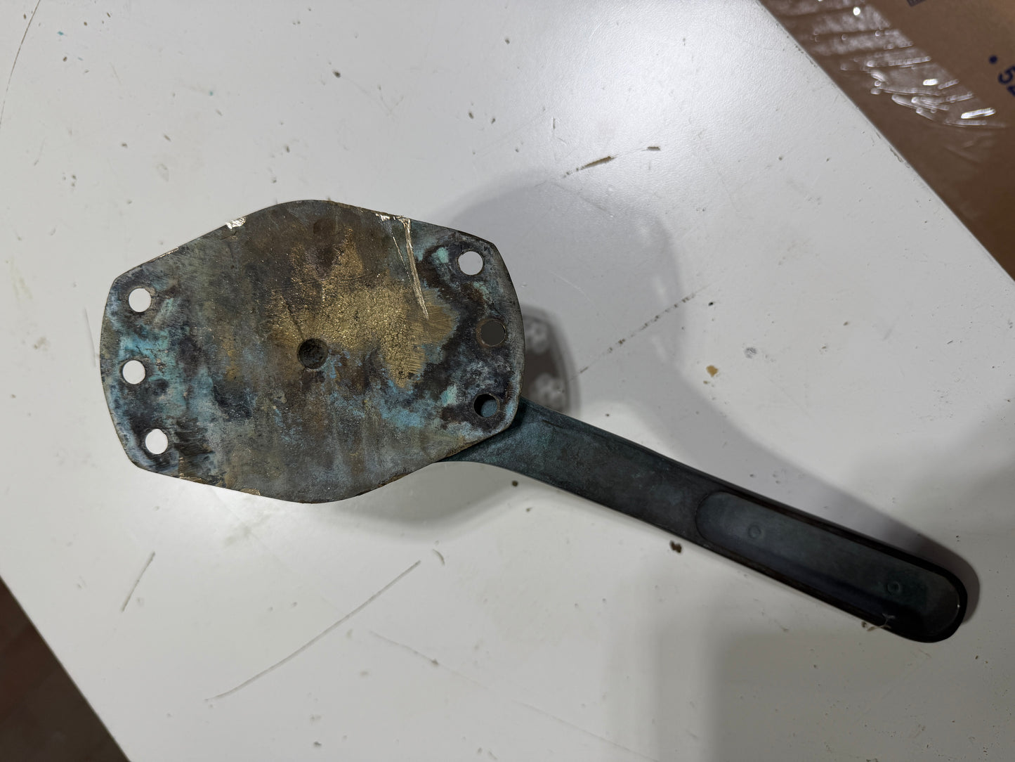 Vintage Solid Bronze Mast Winch