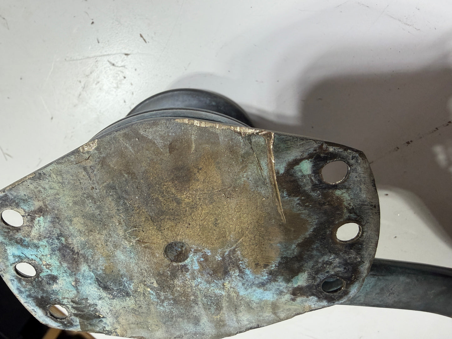 Vintage Solid Bronze Mast Winch