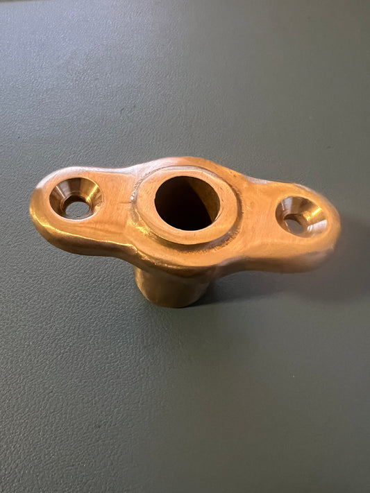 Bronze Rangley Oar Lock Hold Plate for Dinghy Code BB2595C