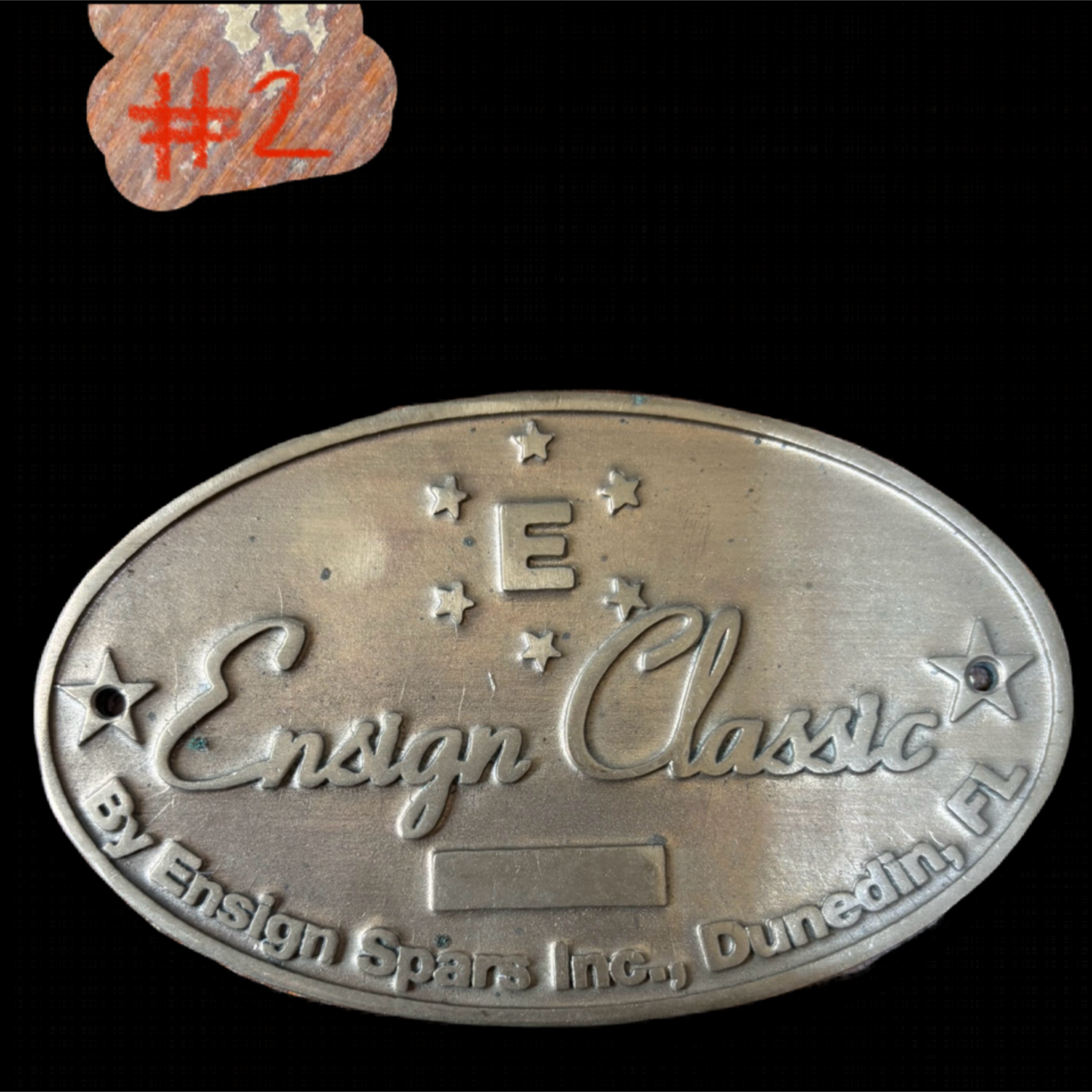 Ensign Classic Builders Plate