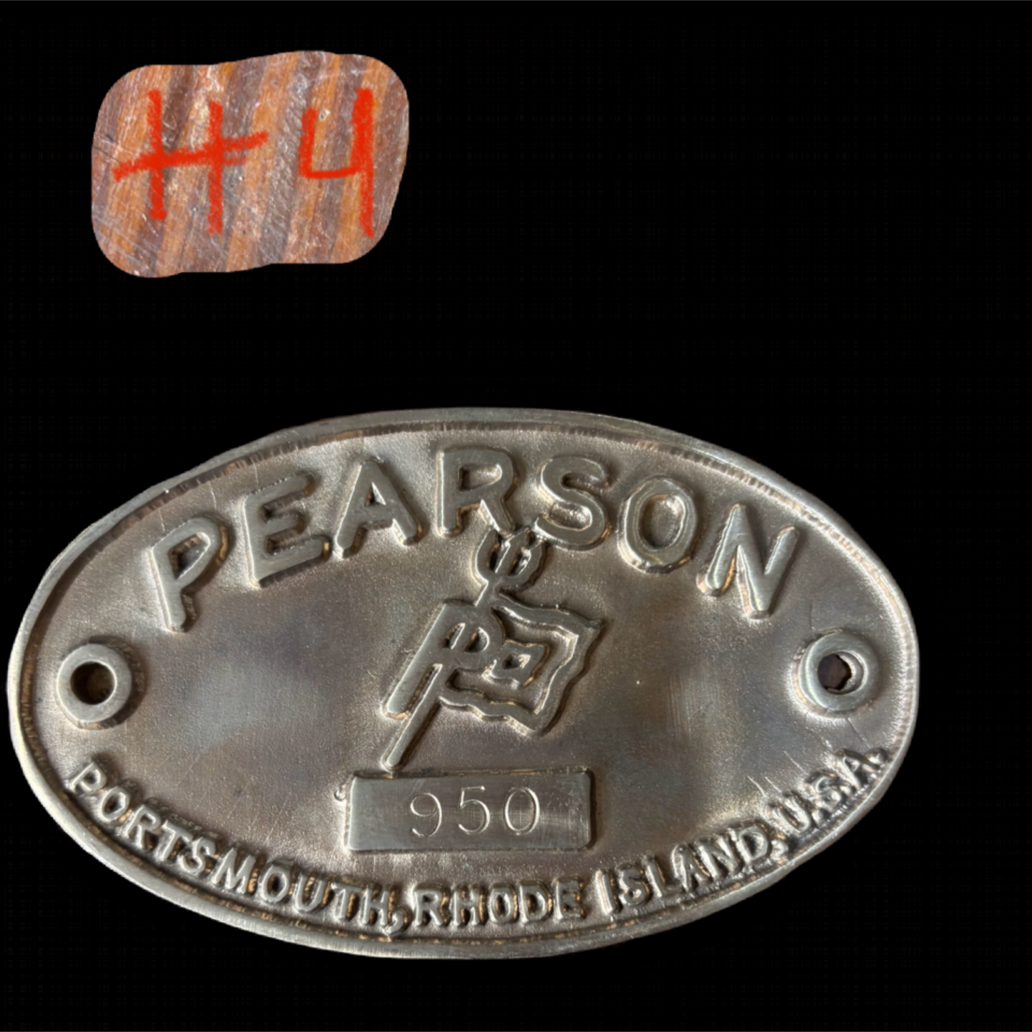 Pearson Builders Plate