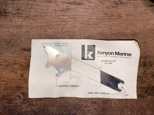 Kenyon Marine Spanner Wrench Homestrand TA-1006