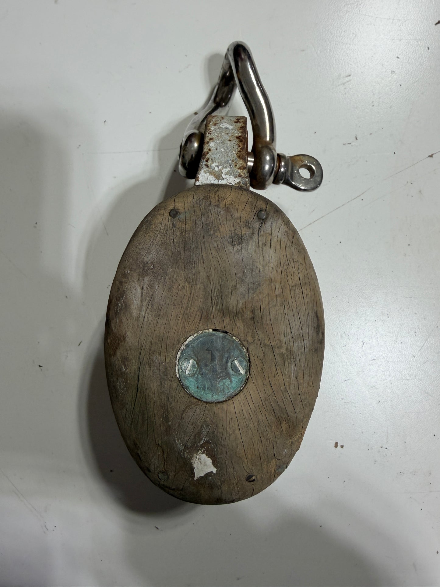 Double Merriman Wooden Block With Bronze Sheaves - 7/16" Line