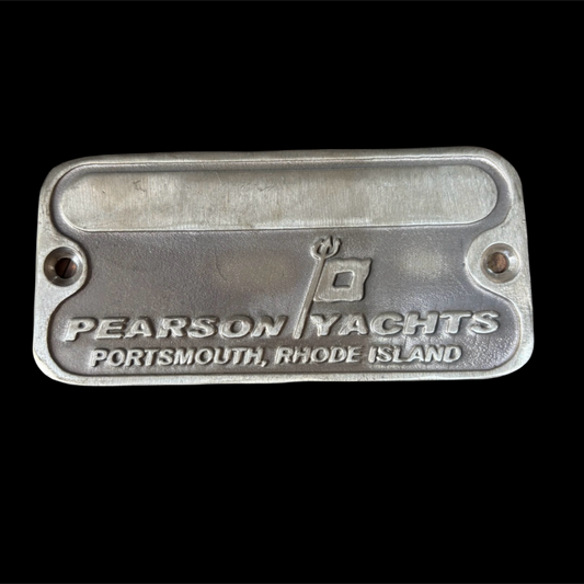 Pearson Yachts Portsmouth, Rhode Island Builders Plate