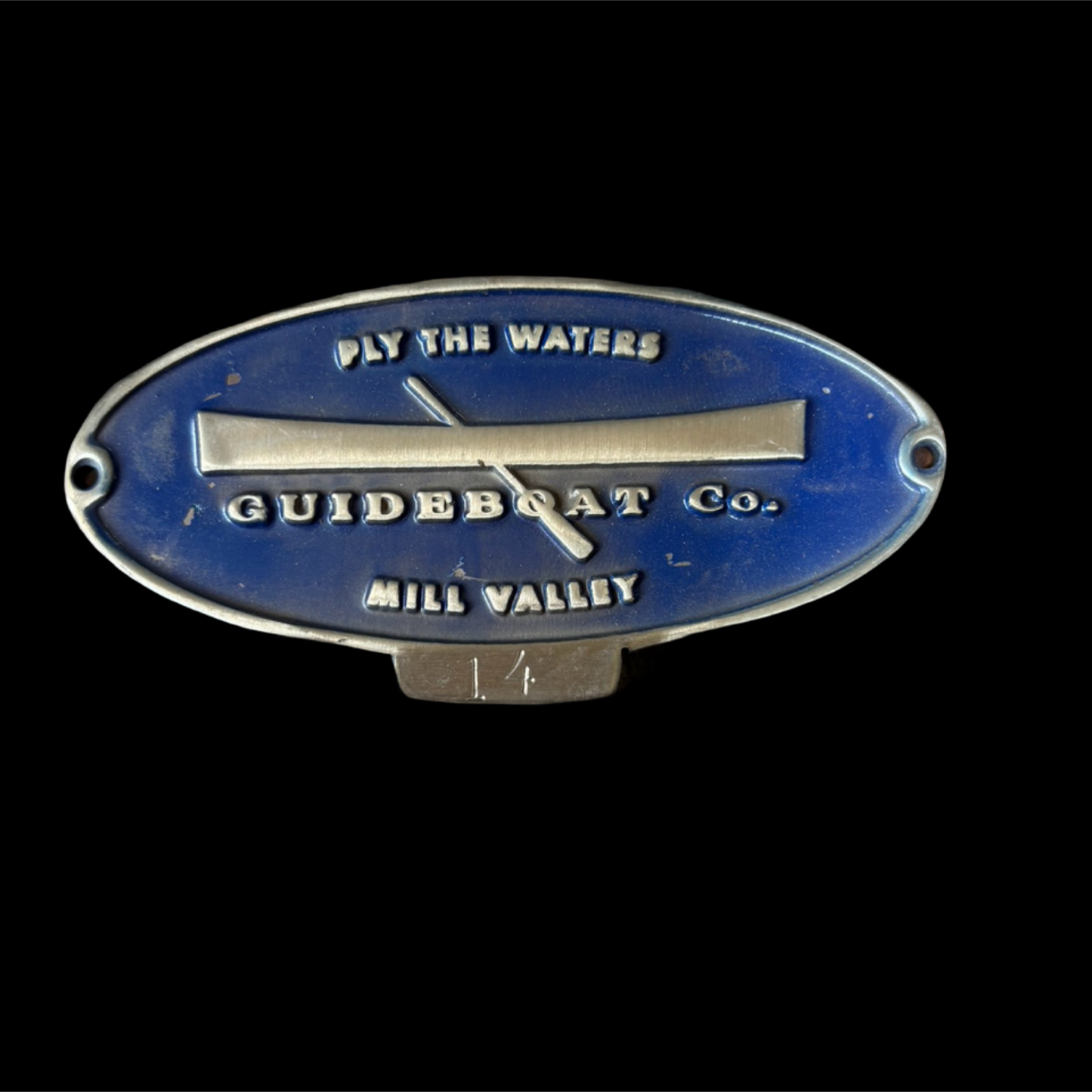 PLY The Waters GuideBoat Co. Mill Valley Builders Plate -- MULTIPLE SYTLES AVAILABLE