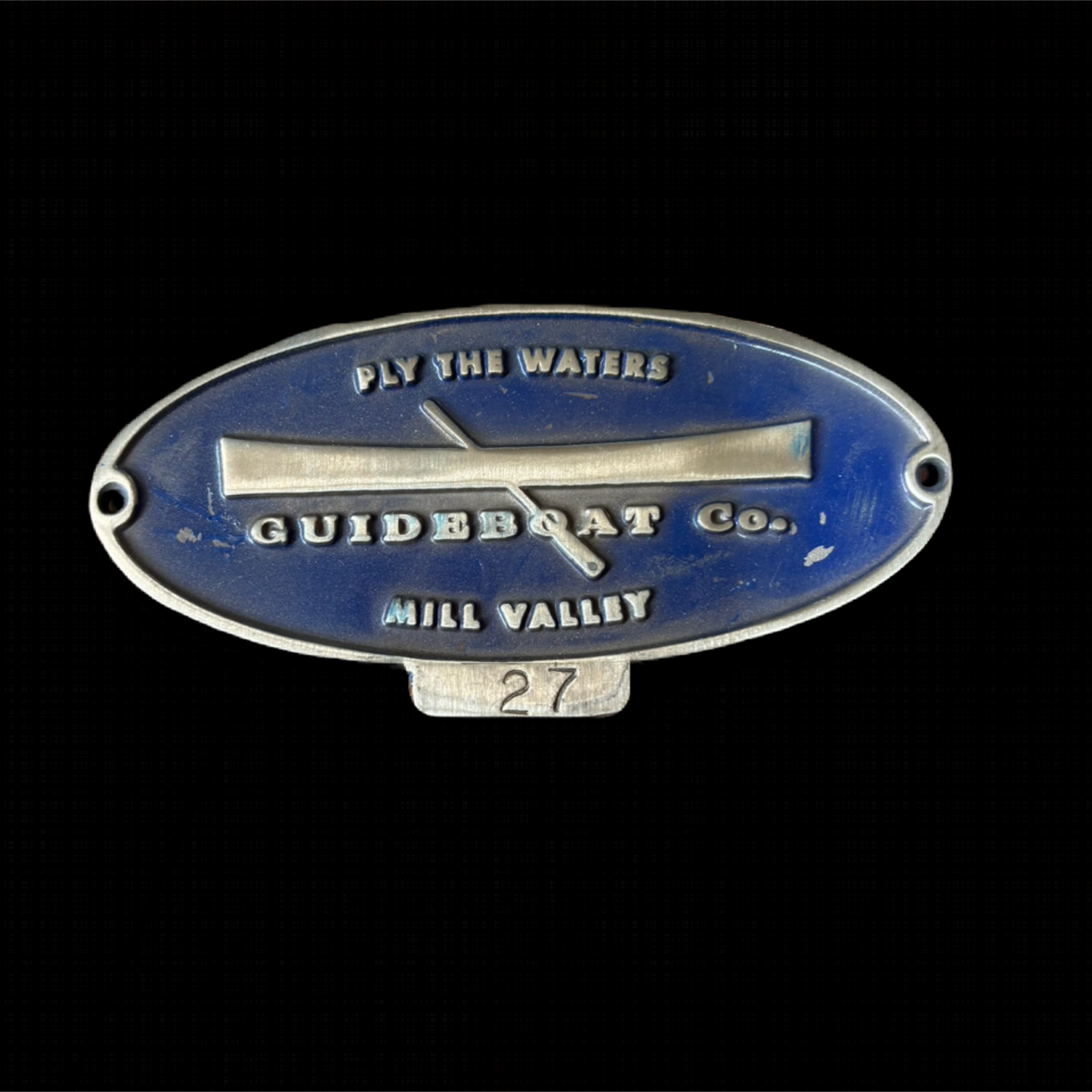 PLY The Waters GuideBoat Co. Mill Valley Builders Plate -- MULTIPLE SYTLES AVAILABLE