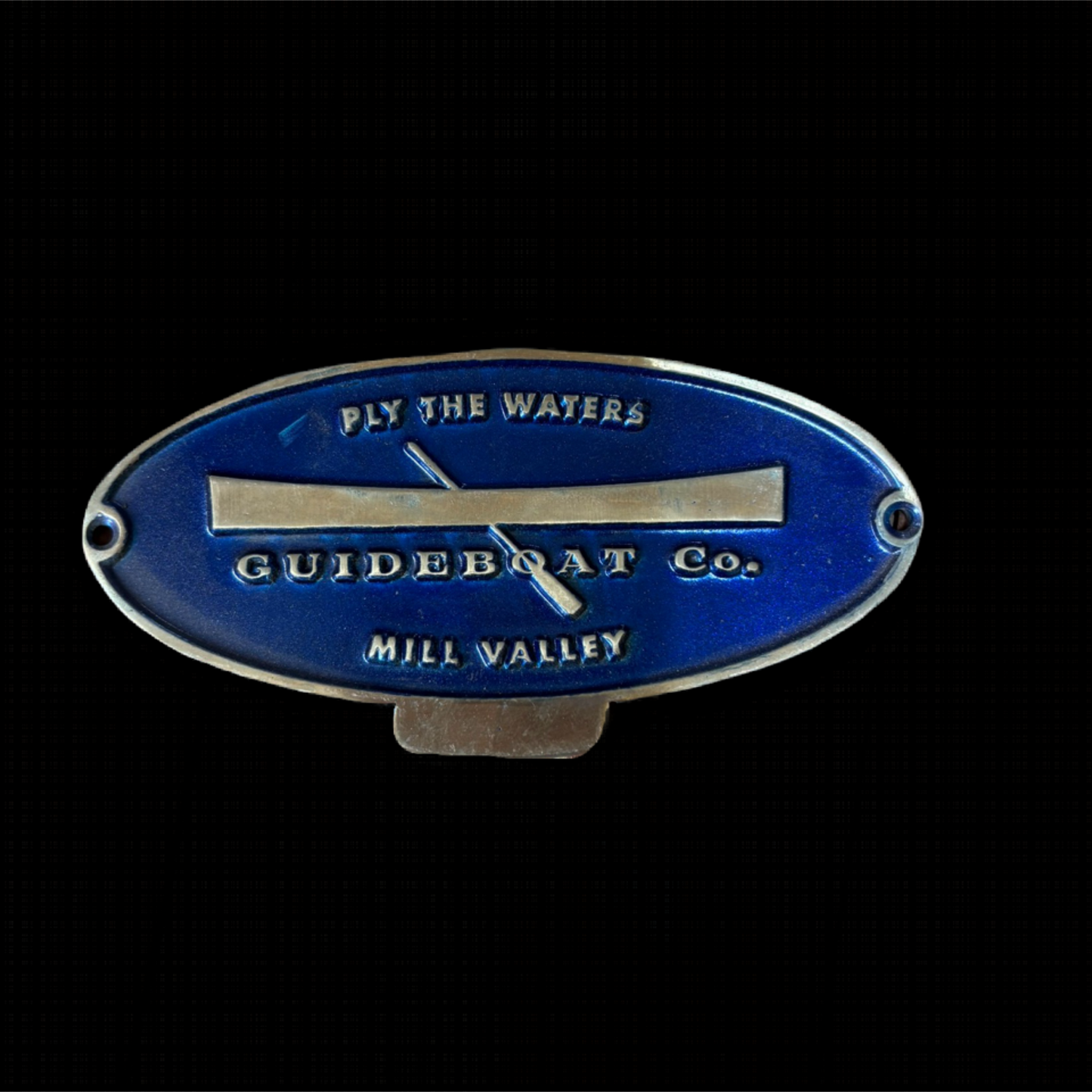 PLY The Waters GuideBoat Co. Mill Valley Builders Plate -- MULTIPLE SYTLES AVAILABLE