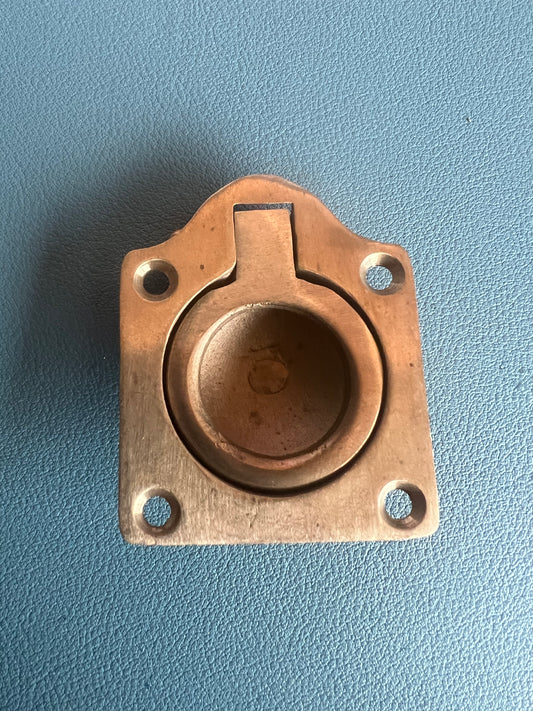 Bronze Flush Circular Lifting Rings  2 1/8" diamater