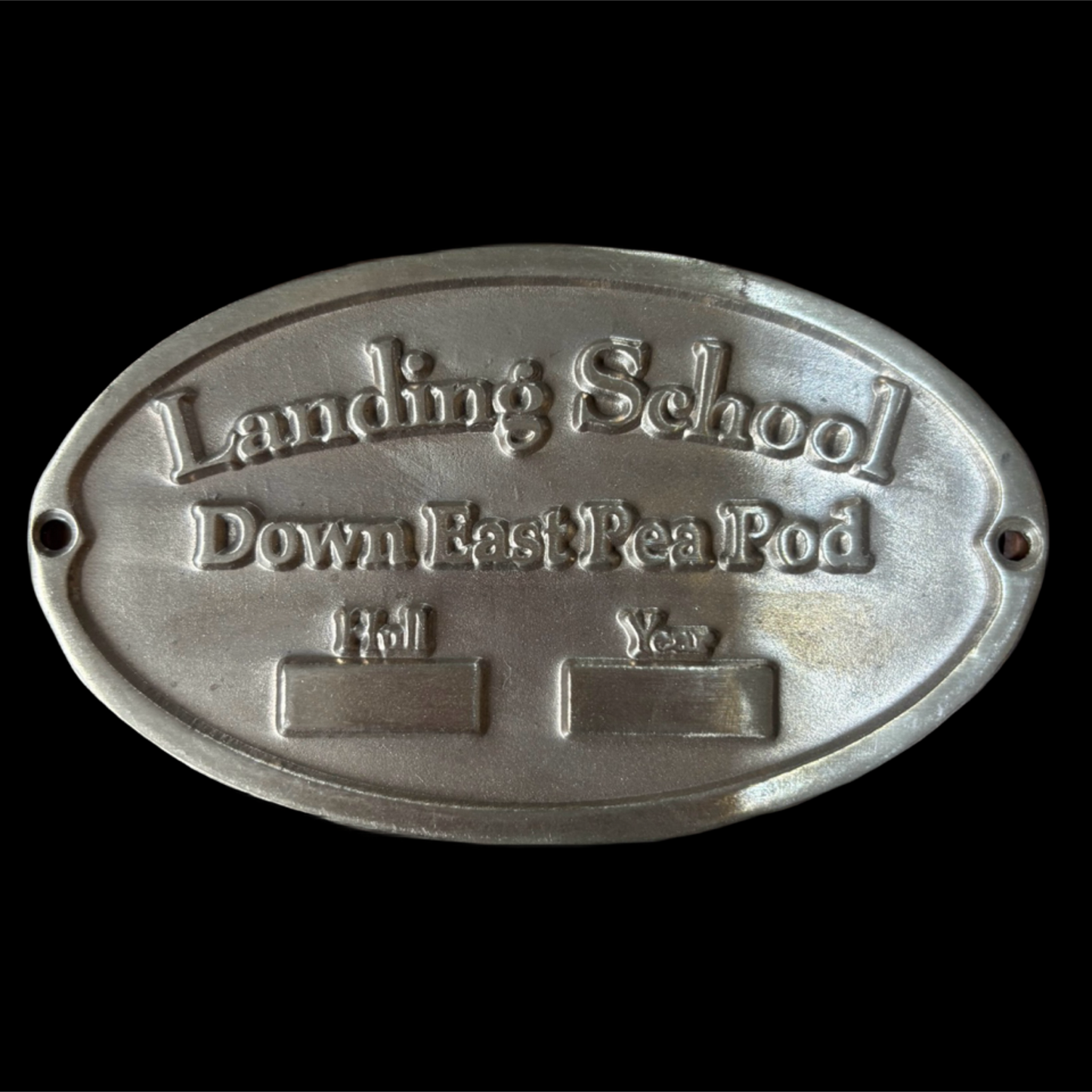 Landing School Down East Pea Pod Builders Plate