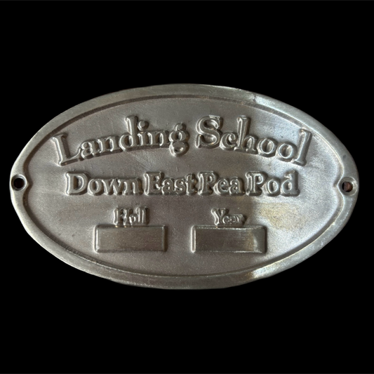 Landing School Down East Pea Pod Builders Plate