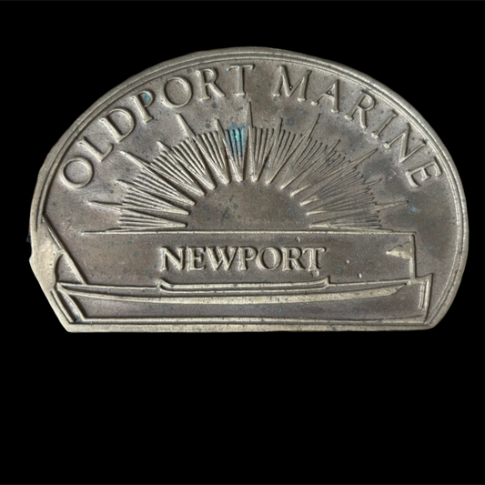Oldport Marine Newport Builders Plate