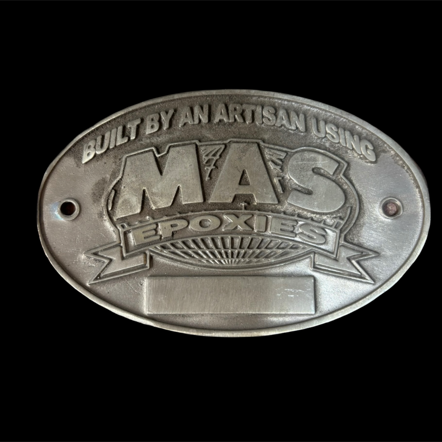 Built BY An Artisan Using MAS Epoxies Plate