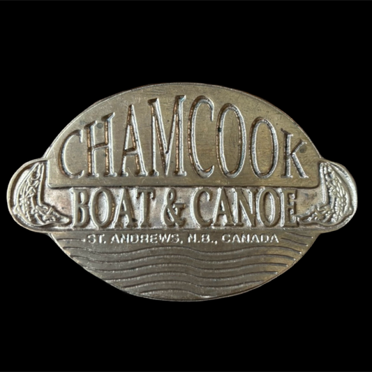 Chamcook Boat & Canoe Builders Plate