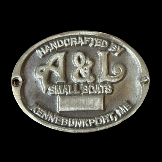 A&L Small Boats Builders Plate