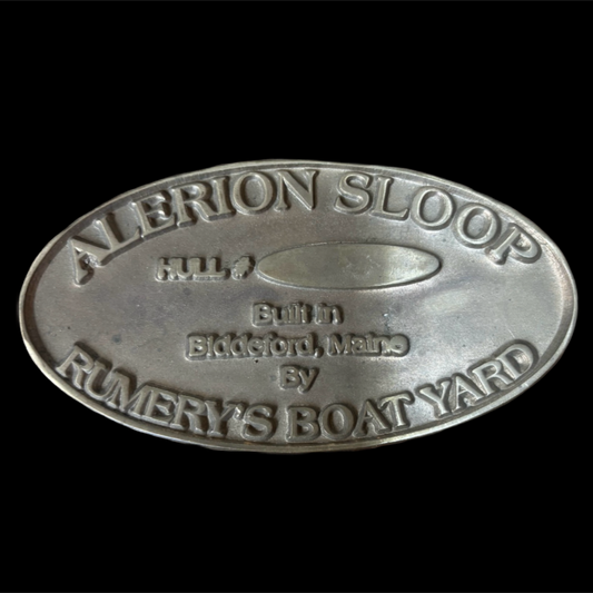 Alerion Sloop Builders Plate
