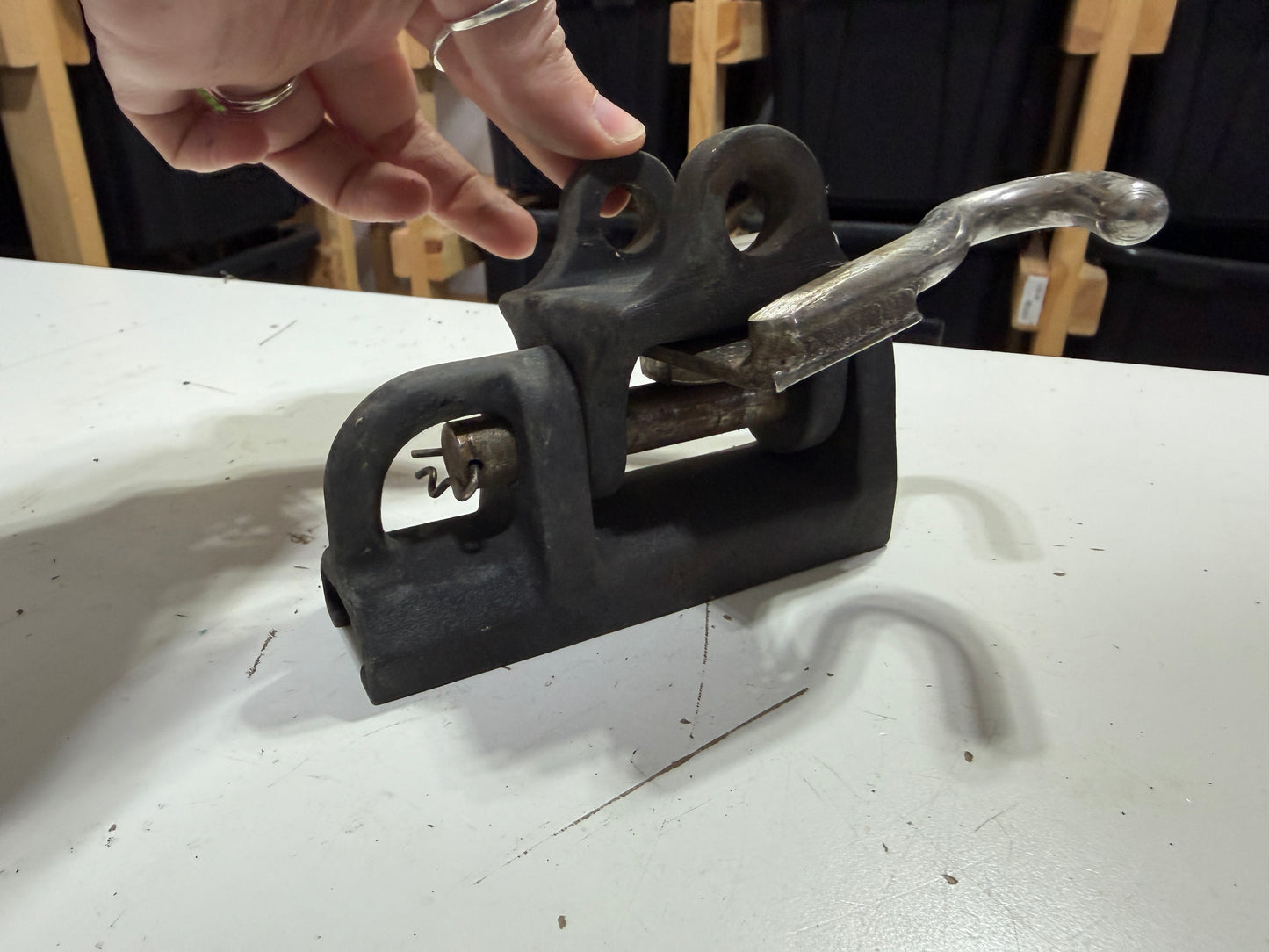 1" Track Width Gooseneck With Stainless Hooks