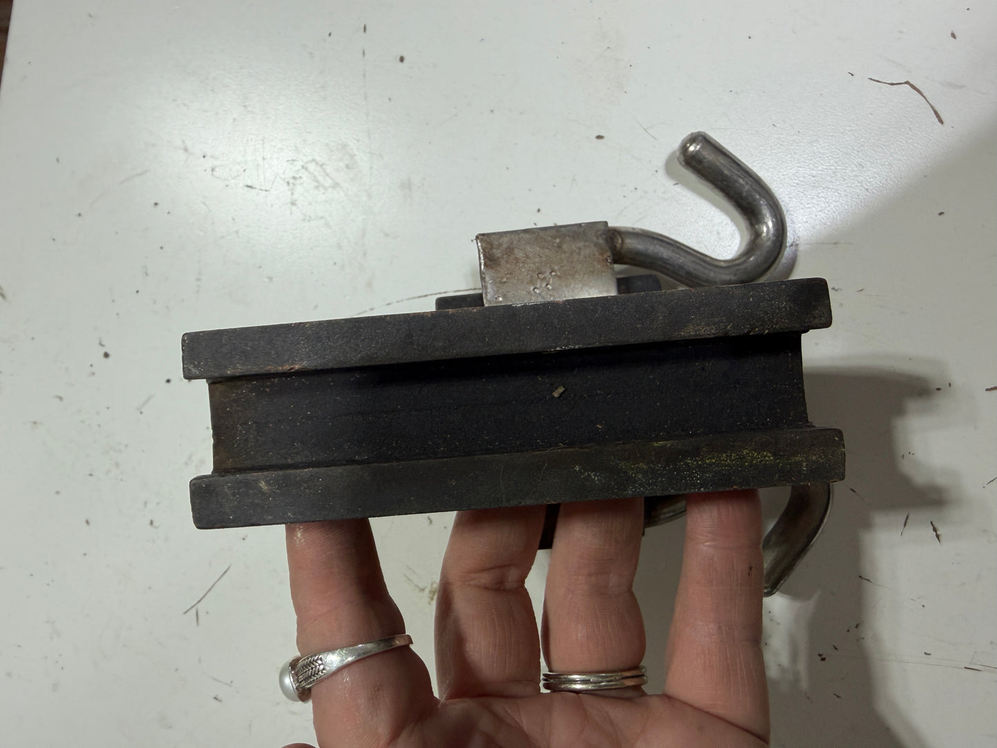 1" Track Width Gooseneck With Stainless Hooks