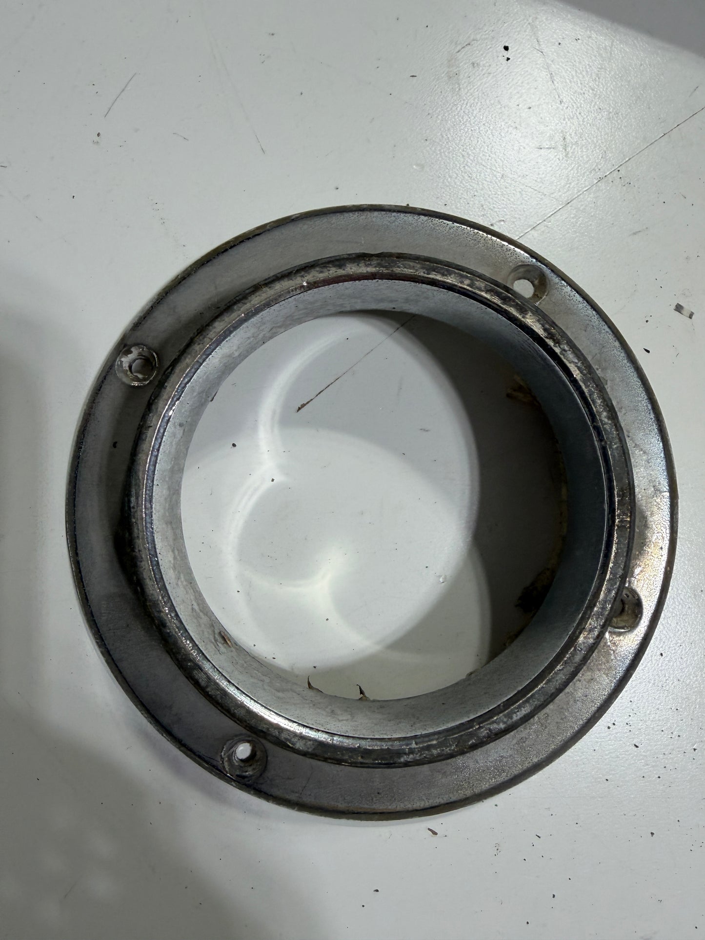 3 3/8" Diameter Chromed Vent Base