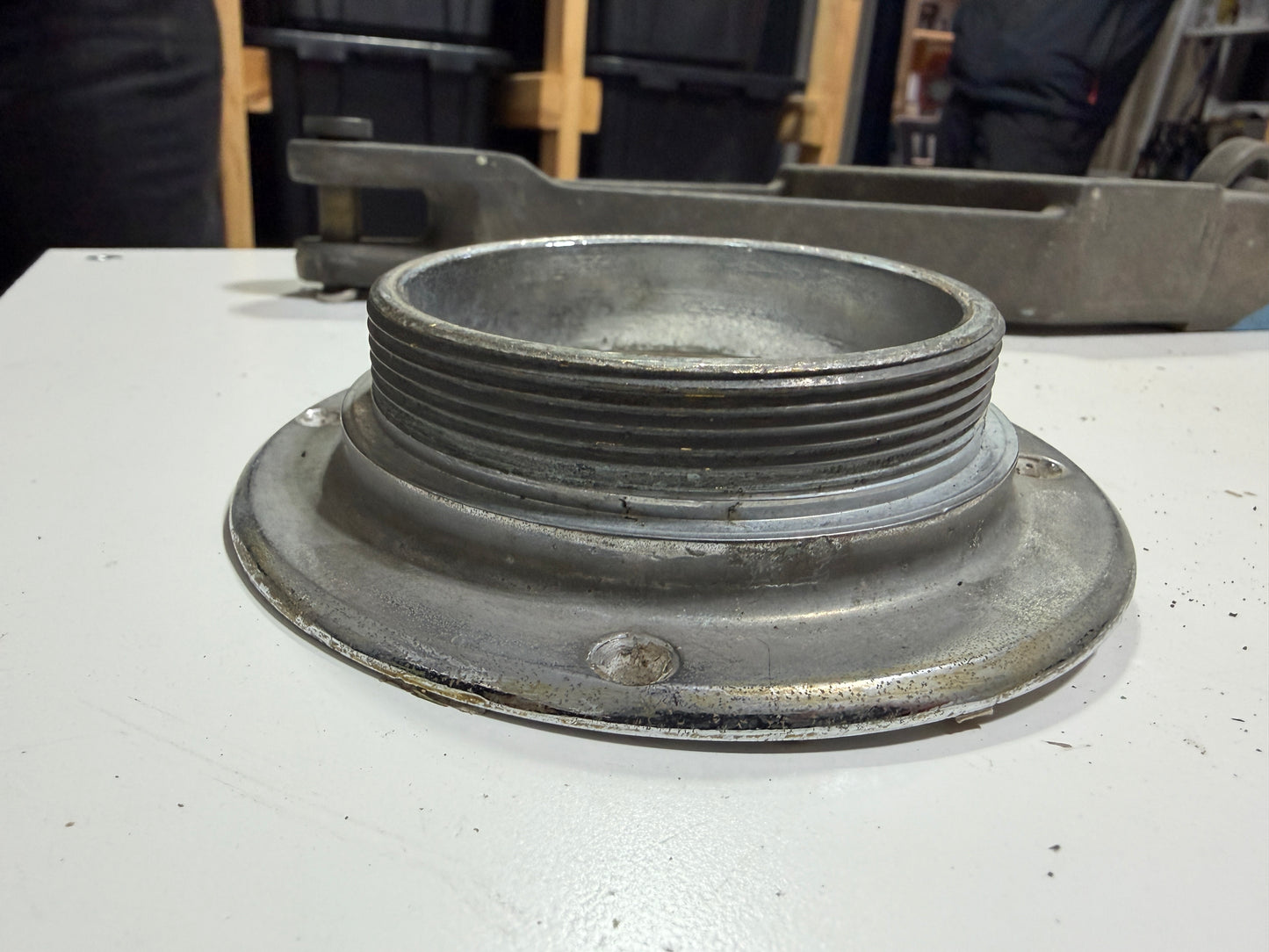 3 3/8" Diameter Chromed Vent Base