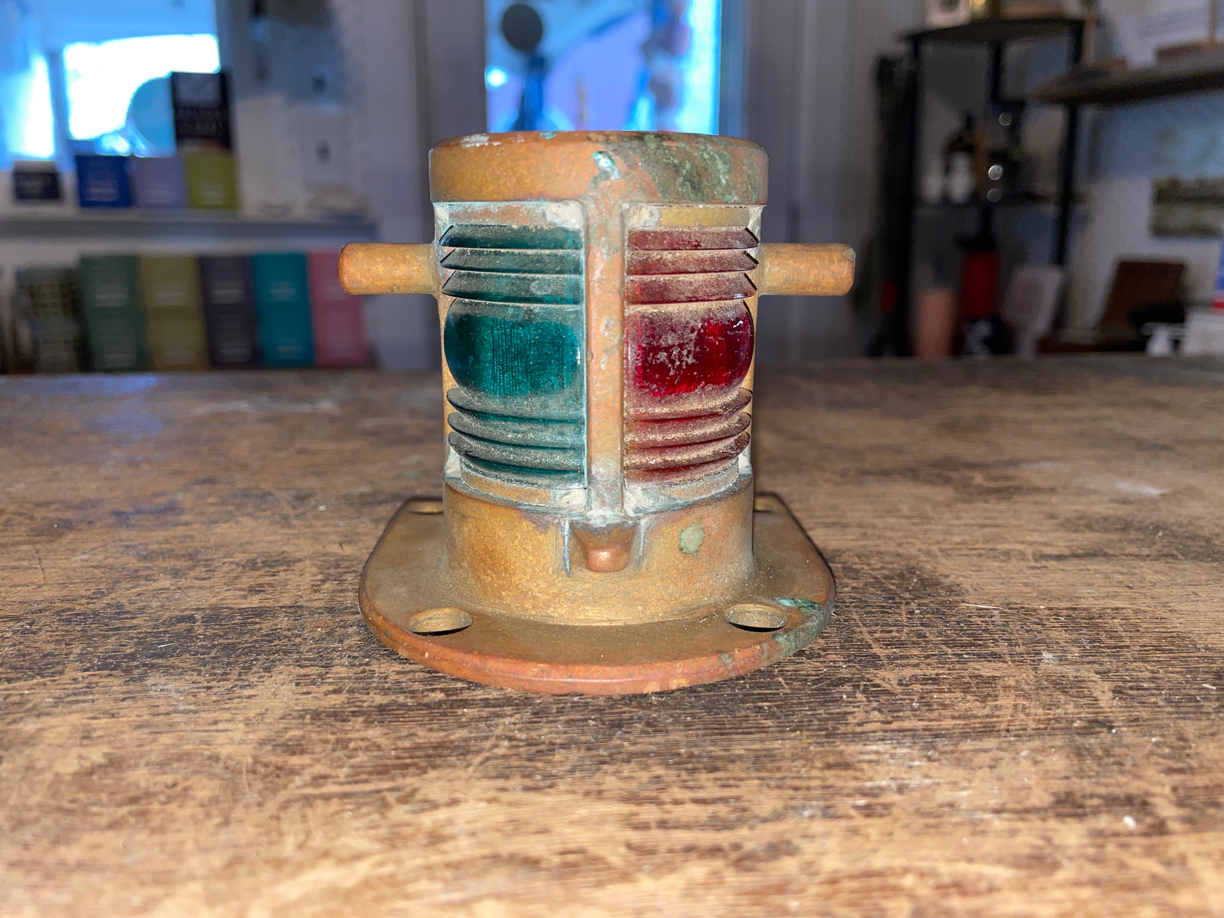 Vintage Brass Navigation Light Sailboat Parts