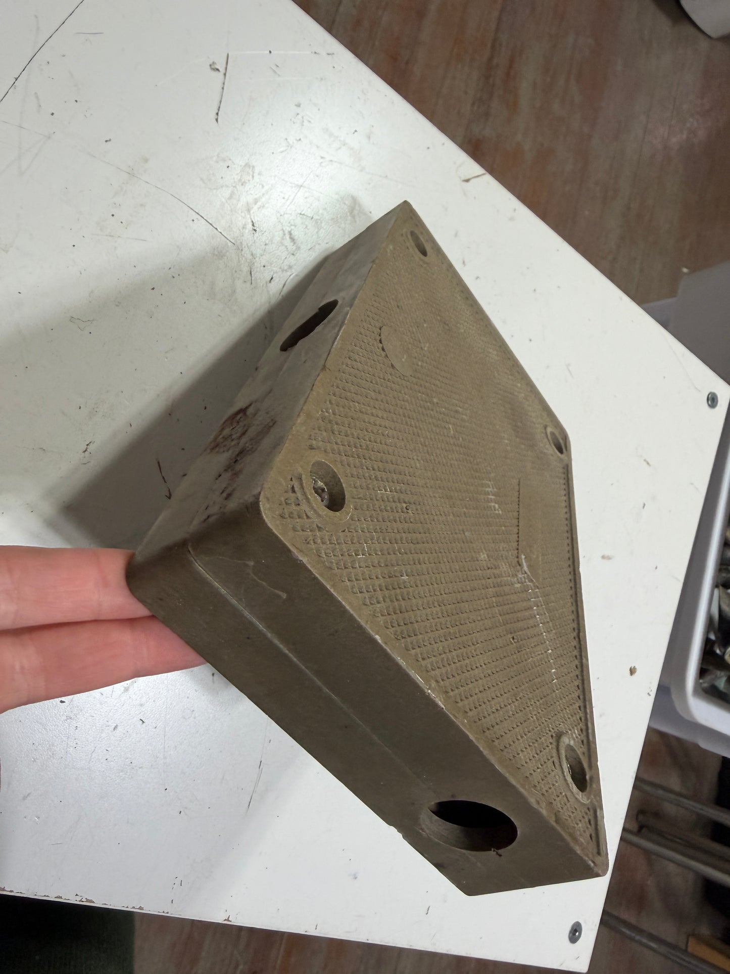 Johnson Marine Fiberglass Rail Motor Bracket