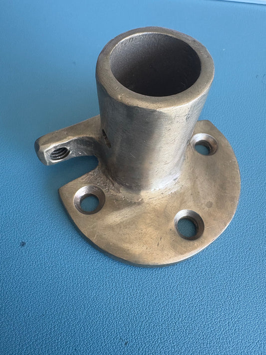 Bronze Half Round Stanchion Base Code BB1104