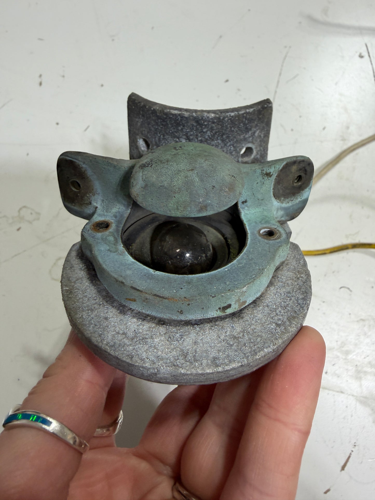 Vintage Bronze Navigation Light - NO GLASS - Pole Mount Style