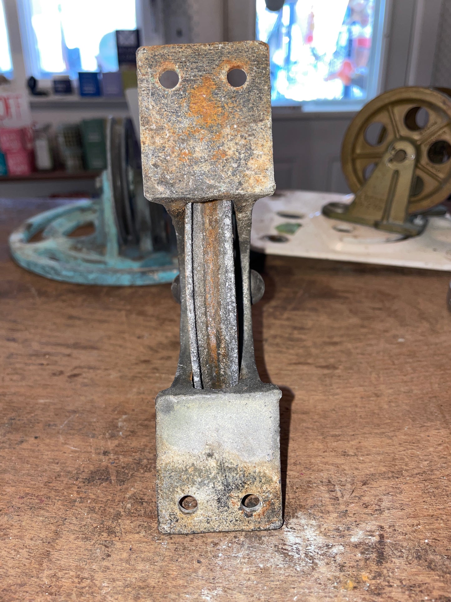 4 1/2” Single Idler Steering Pedestal Pulley
