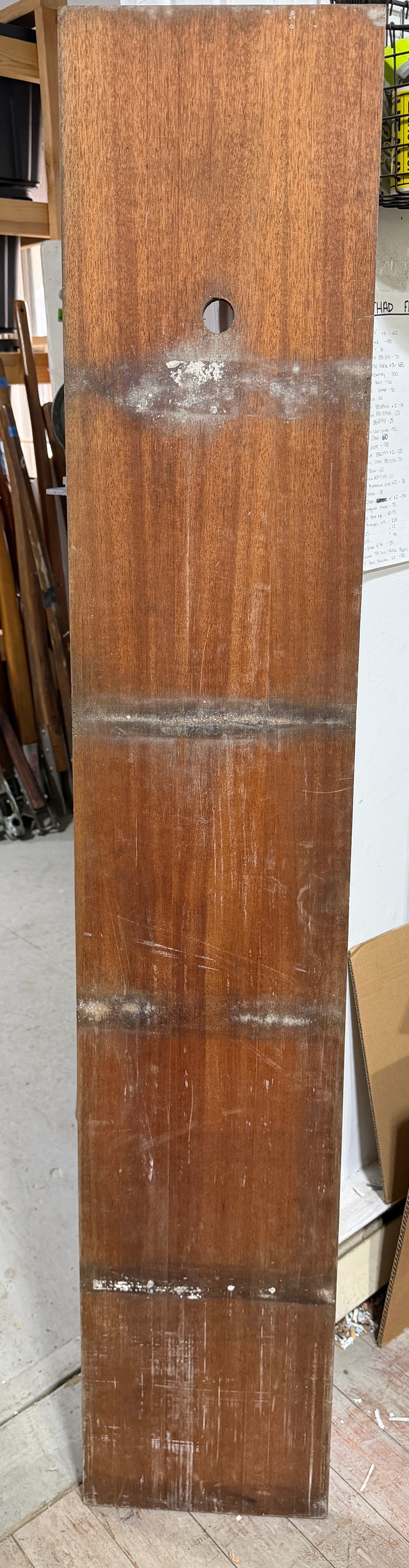 59 3/8" Long x 11" Wide x 1/2" Thick Floor Board - J29 -- #311
