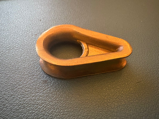 Bronze Semi Solid Thimble 1/4" Code BB1097