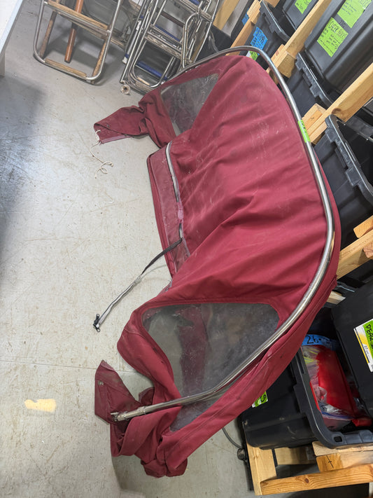 C&C 34 Dodger Frame With Canvas