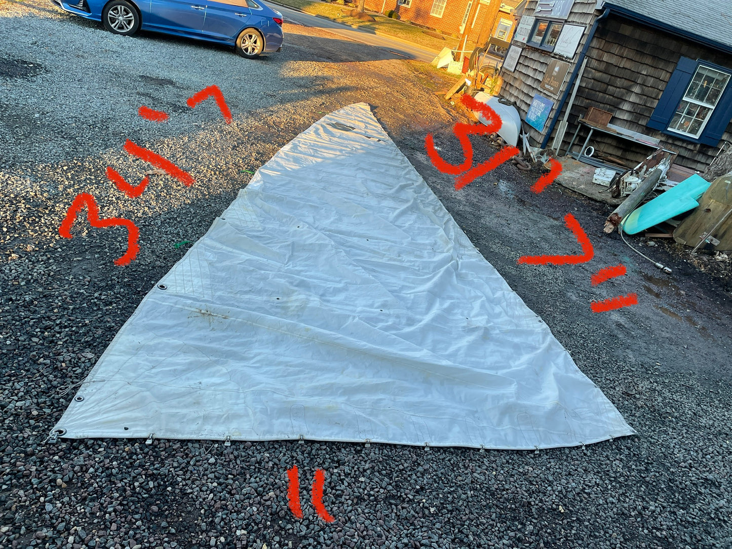 Seidelman 30T Mainsail- 34’7” x 31’7” x 11’