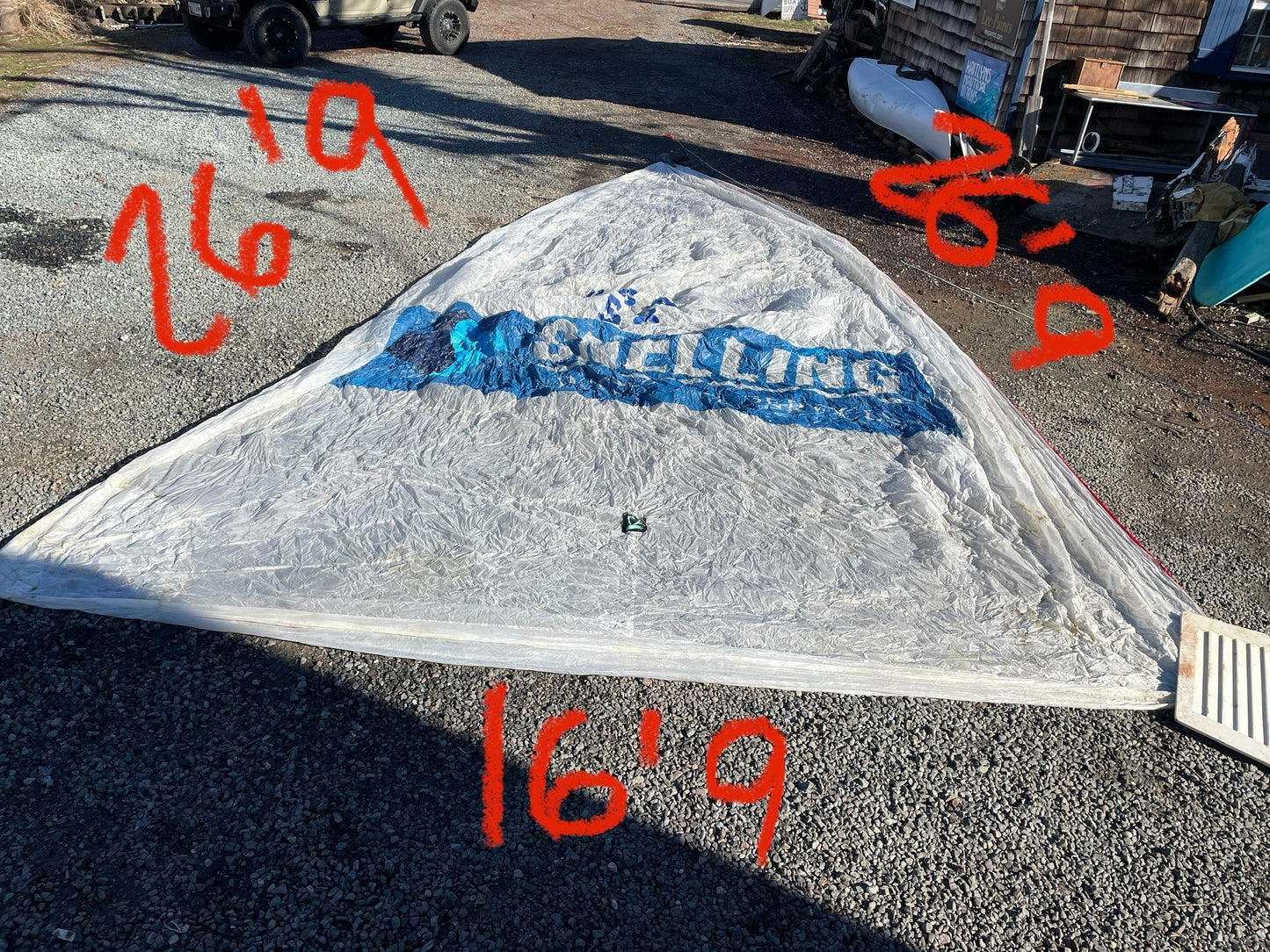 J24 Bi Radial Spinnaker-26’9” x 26’9” x 16’9”